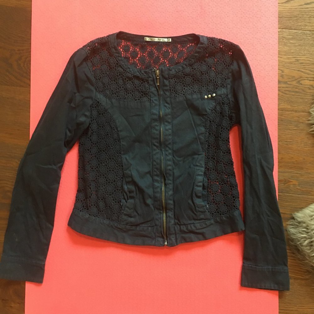 DDP Lightweight Crochet Biker Jacket